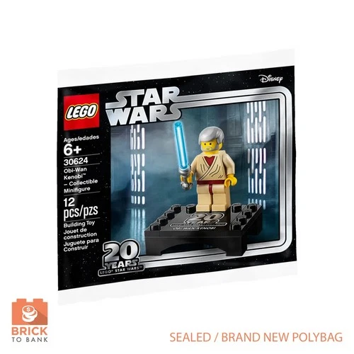 LEGO 30624 - 20TH ANNIVERSARY OBI-WAN KENOBI MINIFIGURE - Star Wars Polybag New