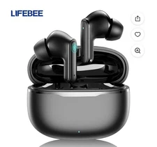 LIFEBEE True Wireless Earbuds (TWS) Bluetooth 6.0 Ear Buds 40H Standby