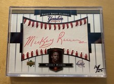 2003 Upper Deck Sweet Spot Classics Yankees Red Ink Mickey Rivers  14/25