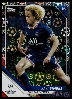 2021-22 Topps UEFA Champions League Xavi Simons #33 Starball