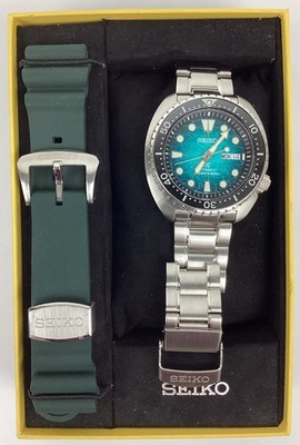 SEIKO Men's Prospex U.S. Special Edition Turquoise Ocean Conservation Dive Watch