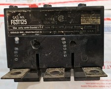 Gently Used SIEMENS F63T125 Gould I-T-E Type F6 OR HF6 Circuit Breaker Frame