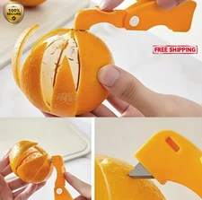 1PC Easy Grip Fruit & Veggie Peeler - Stainless Steel Kitchen Tool - NEW