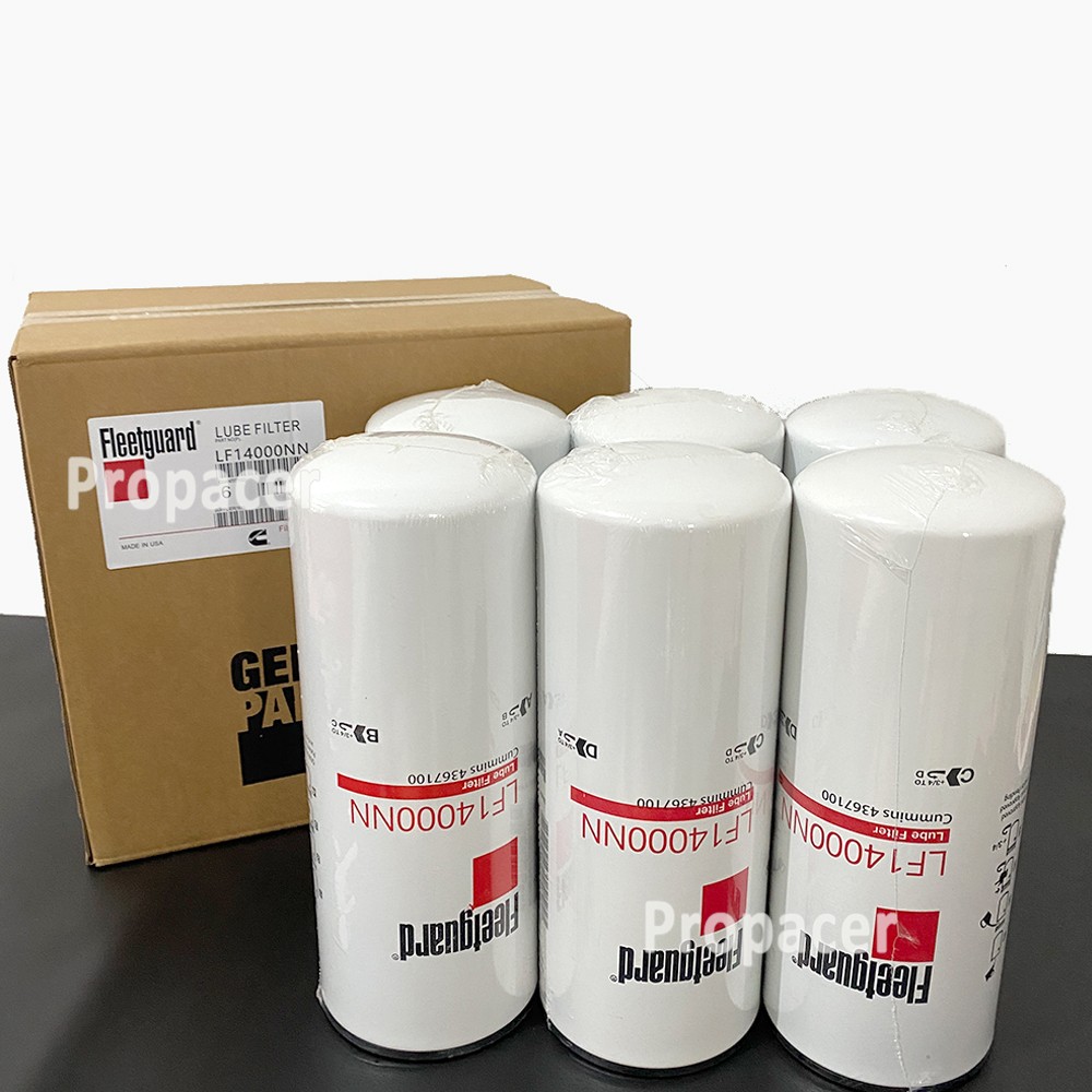 6Pcs LF14000NN Fleetguard Oil Filter For Cummins ISX 4367100 NEW