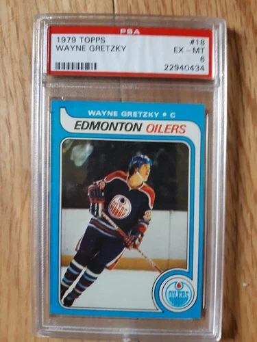 1979-80 topps wayne gretsky psa 6 complete hockey set