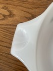 Vintage Glasbake Inland Gold Turquoise 2 QT Bowl  J-2318 Thumbprint Handles Htf — photo 10