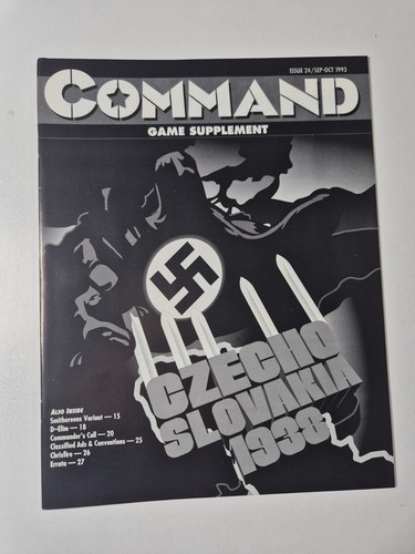 Command Magazine 24 -Czechoslovakia, XTR Corp, VGC, game inc, counters unpunched - Picture 16 of 18