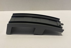 Lego Duplo Dark Bluish Gray Train Track Bridge Middle Section Half Arch 6393