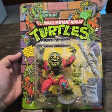 1990 TMNT Muckman & Joe Eyeball MOC Sealed Playmates Vintage Action Figure