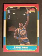 1986-87 Fleer Purvis Short #100 NM 