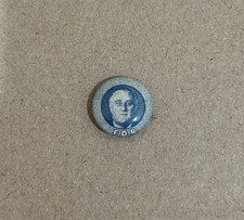Franklin Delano Roosevelt 1932 Scarce Small Picture Political Button President!!