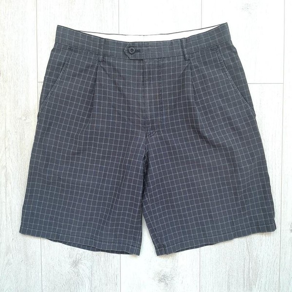 Men Brax Shorts Grey Cotton 31