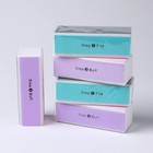 2pcs Nail File Buffer Block Sanding Pedicure Buffing Grind Nail Polisher Manicur
