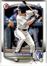 2025 Bowman Draft #BD-178 Sean Gamble Kansas City Royals Baseball 1st