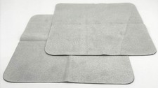 Premium Microfiber Watch Cleaning Cloth - Color Grey - Set of 2