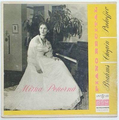 Mirka Pokorná: Piano Recital (Brahms, Chopin, Prokofjew) LP Supraphon LPV 455