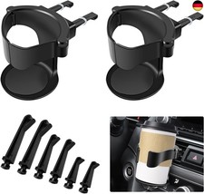 Getränkehalter Auto, Becherhalter Auto 2 Stück,Getränkehalter Auto Lüftung, Uni