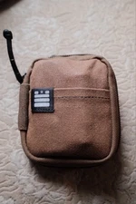 Garage Built Gear Mighty Pouch (Light Brown, Waxed, No Loop)