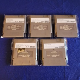 5 Five Tested NES Games - Double Dribble, Fast Break, Golf, Football, John Elway