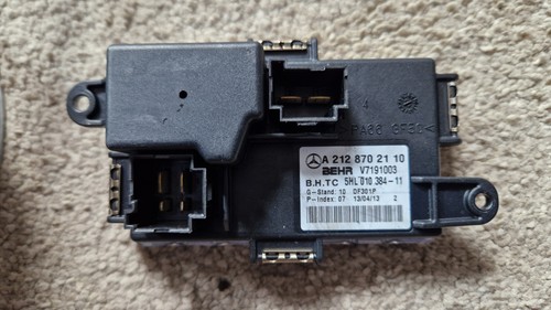 MERCEDES C CLASS W204 HEATER BLOWER MOTOR & RESISTOR A2128702110 & 0130101641 - Picture 2 of 3