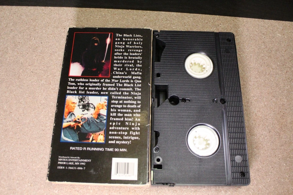 Ninja Terminator VHS, Pre-owned, Good Condition - Image 2 of 2