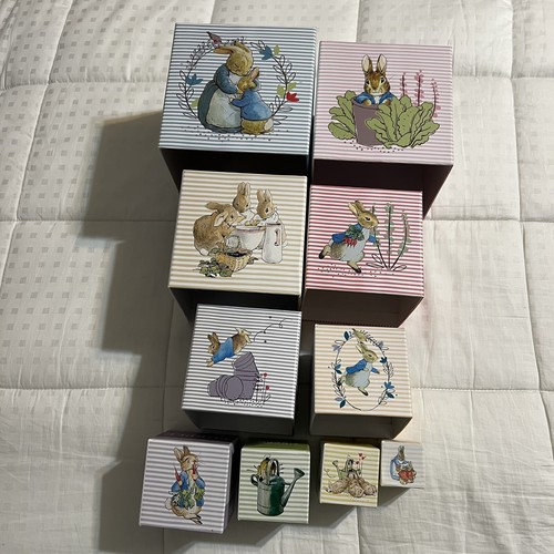 Beatrix Potter The World of Peter Rabbit Building Blocks Learning Toy Set Of 10 - Picture 5 of 16