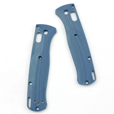 1 Paar Griffwaagen Grau G10 Griff Patch für Benchmade Bugout 535 Faltmesser