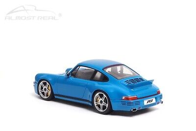 Almost Real 1:18 Scale Porsche RUF SCR 2018 Diecast Model Car Blue