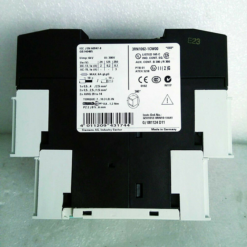 1pc New Siemens Motor Protection Relay 3RN10621CW00 eBay