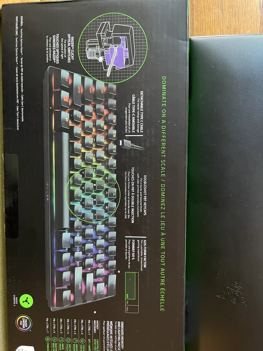 Razer Huntsman Mini RGB Clicky Optical Switch Gaming Keyboard