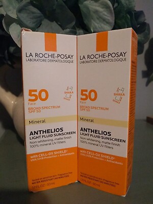 La Roche Posay SPF 50 Anthelios Mineral_1.7oz (50mL) 2pack  Exp: 10/2026