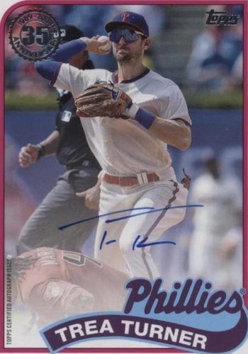 TREA TURNER 1/1 2024 Topps Archives Signature Series Allen 