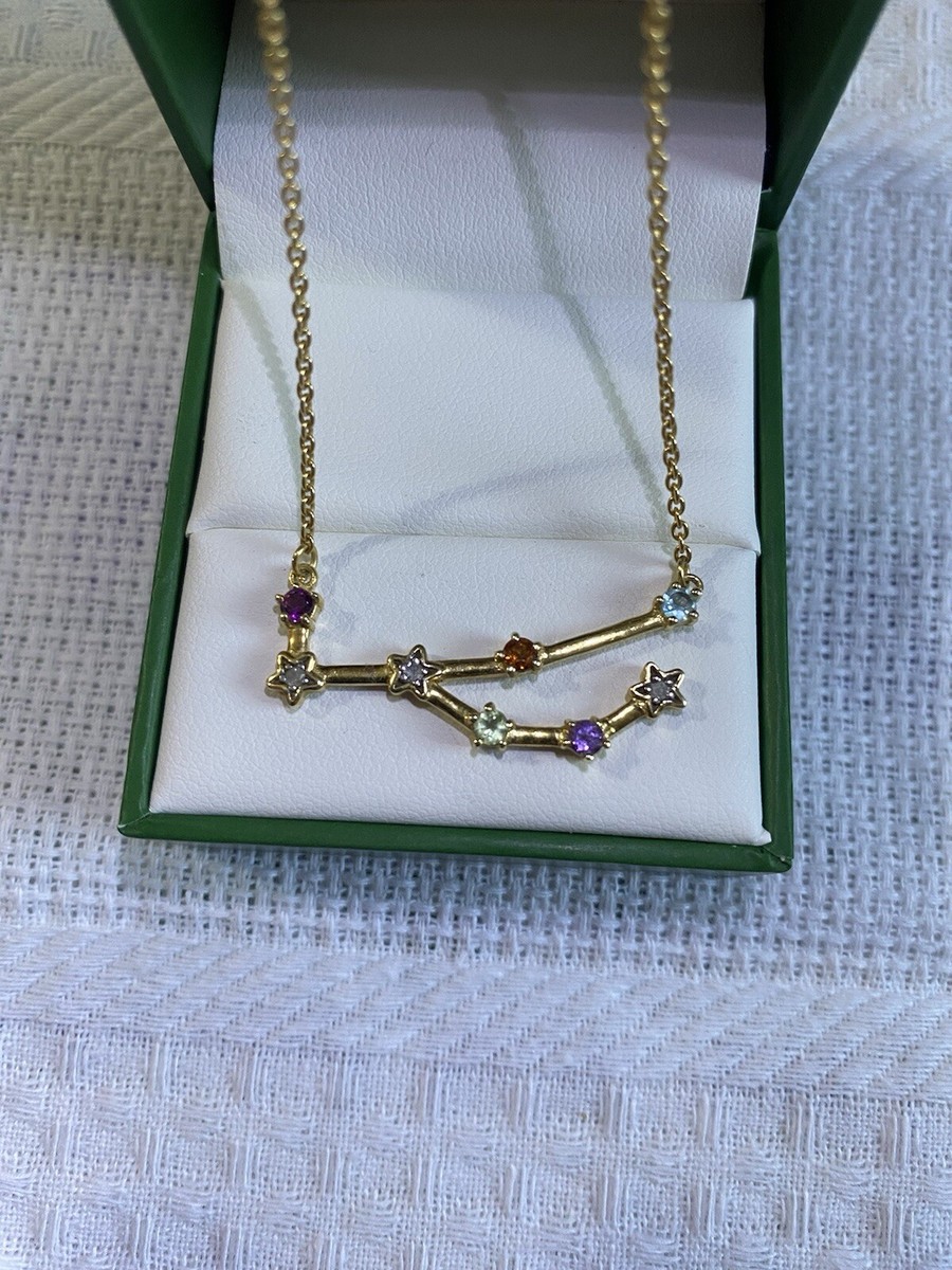 9ct Constellation Necklace 9ct Yellow Gold Celestial Pendant