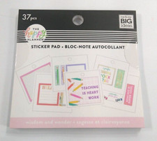 The Happy Planner Wisdom Wonder 37 Piece Sticker Pad New Tiny Sticker Pack
