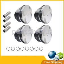 4PCS Pistons & Rings For 2010-2017 Chevy Equinox GMC Terrain Buick 2.4L 12578324