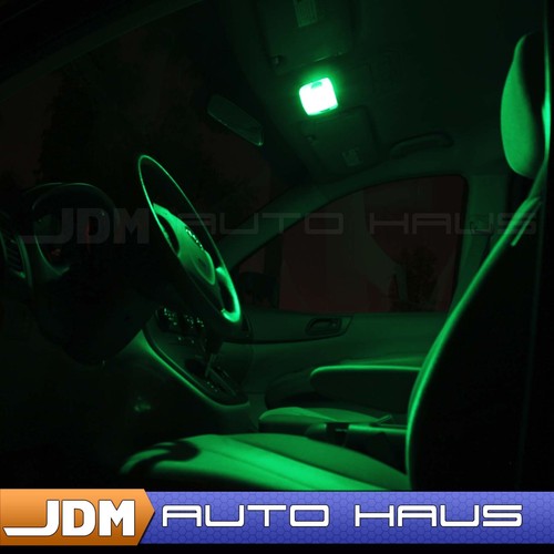 13 piezas Paquete de luz LED interior verde libre de errores ajuste 2004-2010 BMW X3 E83 - Imagen 8 de 12