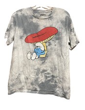 Smurfs t shirt medium adult unisex short sleeve 100% cotton