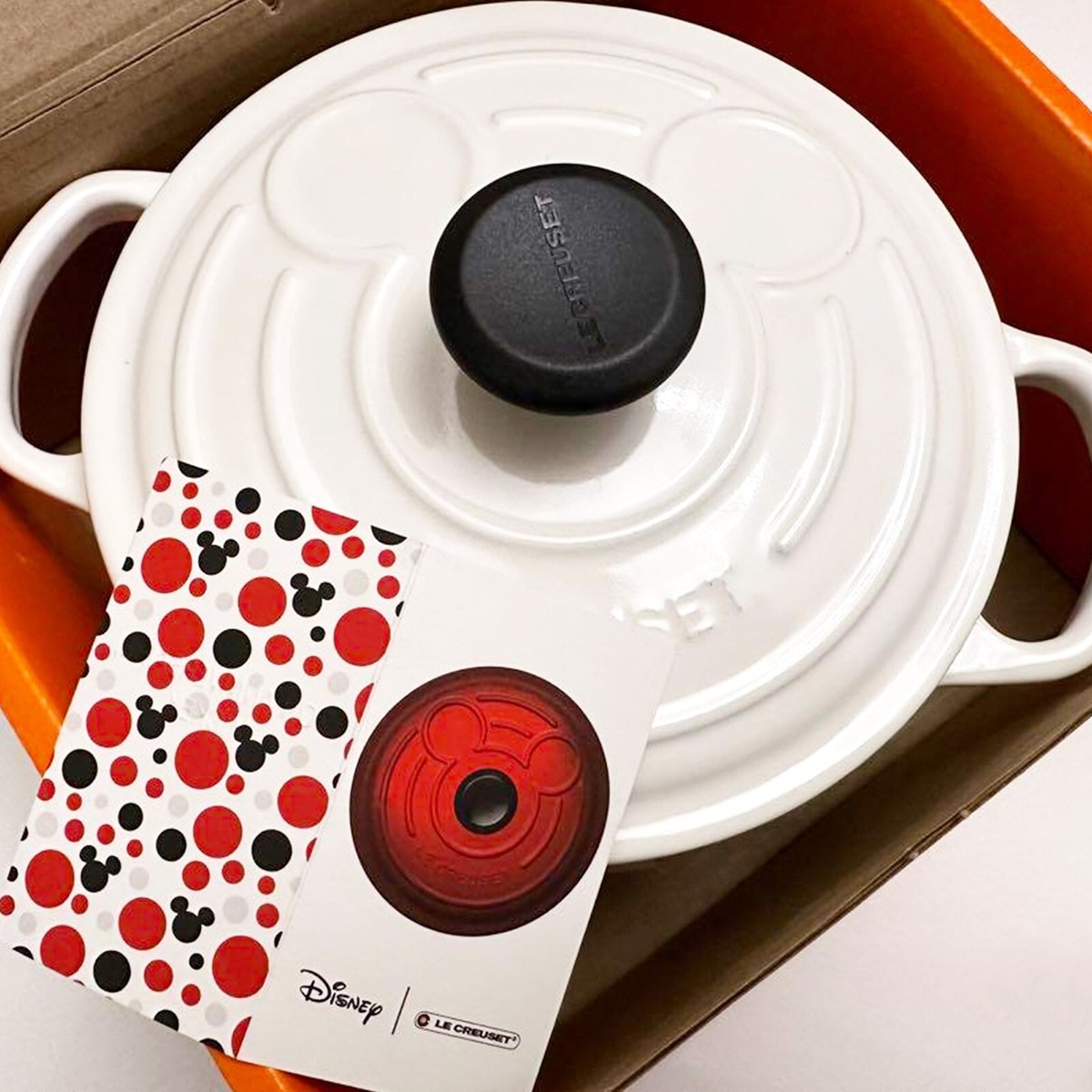 Le Creuset Mickey Mouse Limited Collection 90th Cocotte Ronde 7in