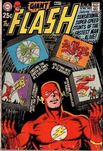 The Flash Comic No. 196, 1970, Upper Mid-Grade Vintage DC Comic