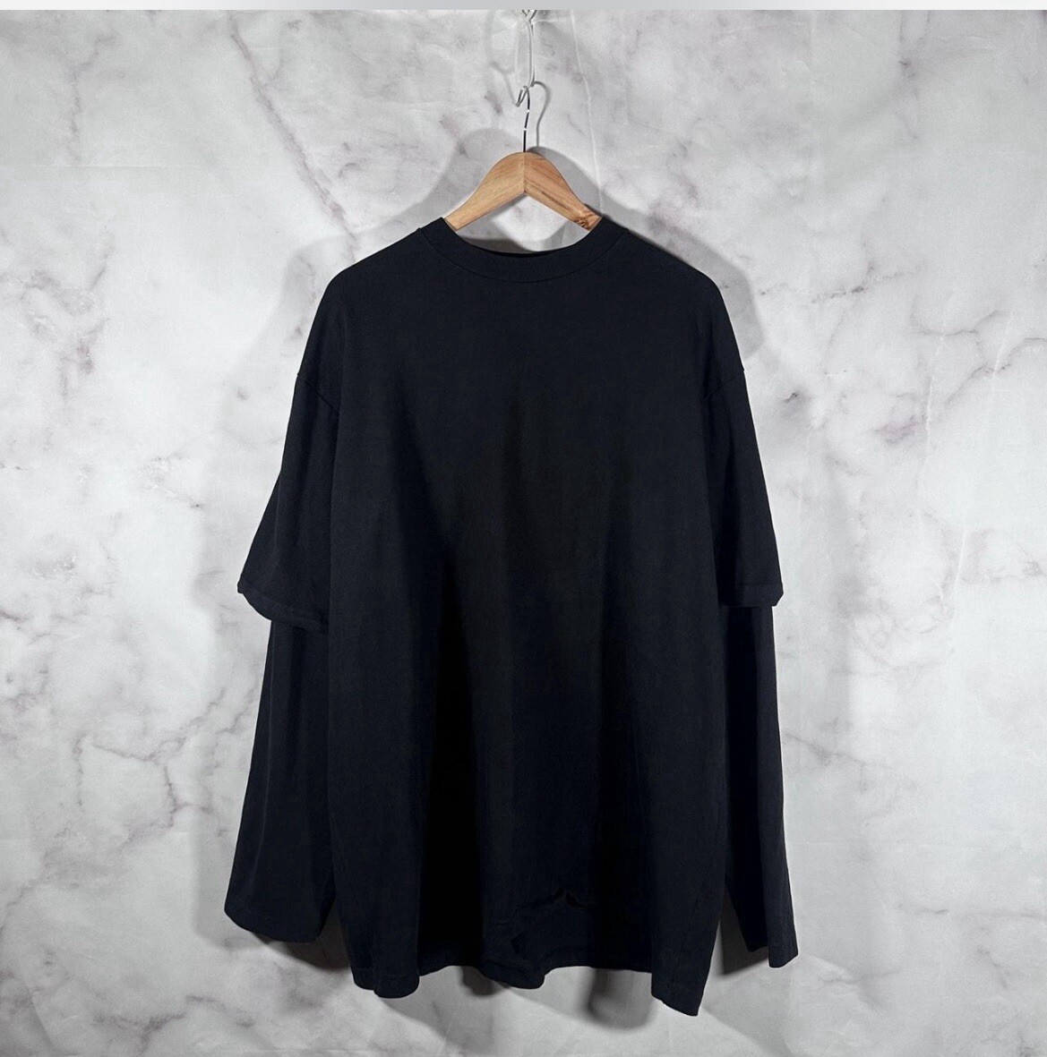 YEEZY FREE HOOVER/DONDA SAMPLE Double Layer Long Sleeve | eBay