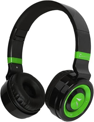 Cuffie Senza Filo Wireless con microfono Techmade verde o blu