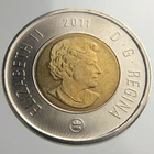2011 Canada Toonie Bi-Metallic KM 496 Brilliant Uncirculated Coins 109D
