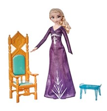 Disney's Frozen 2 II Elsa's Throne Set Fashion Doll Playset Pajama Dress  Shoes