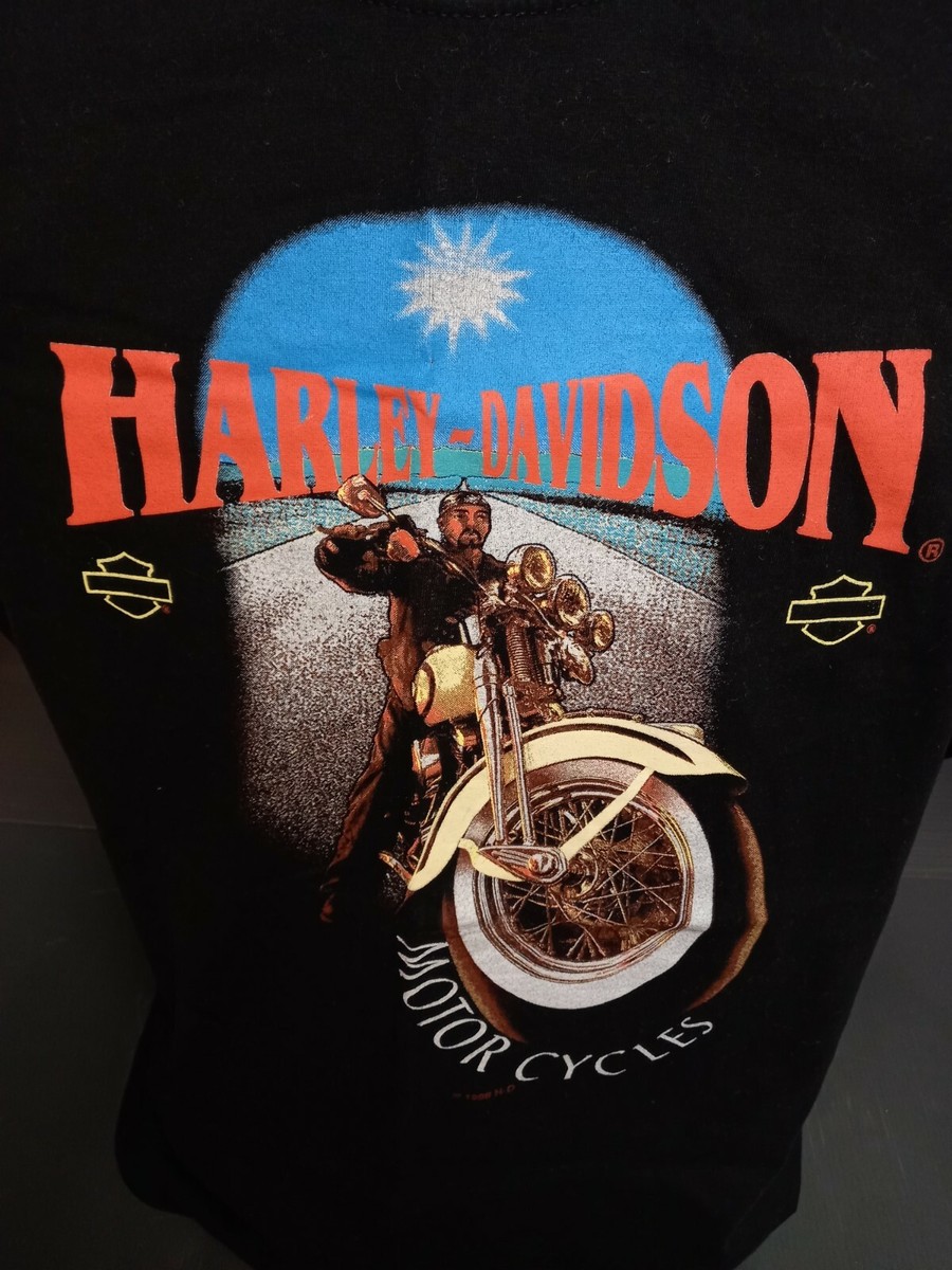 Rare Vintage Harley Davidson XL T-Shirt 1998 St. Thomas Virgin