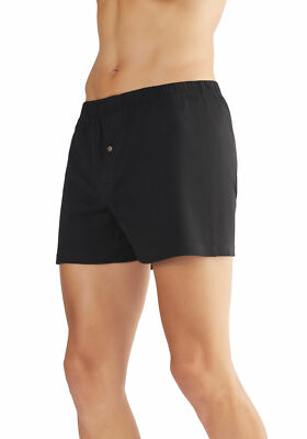 ALBERO Natur 2 er Pack Herren Boxershorts Bio-Baumwolle Locker American Boxer