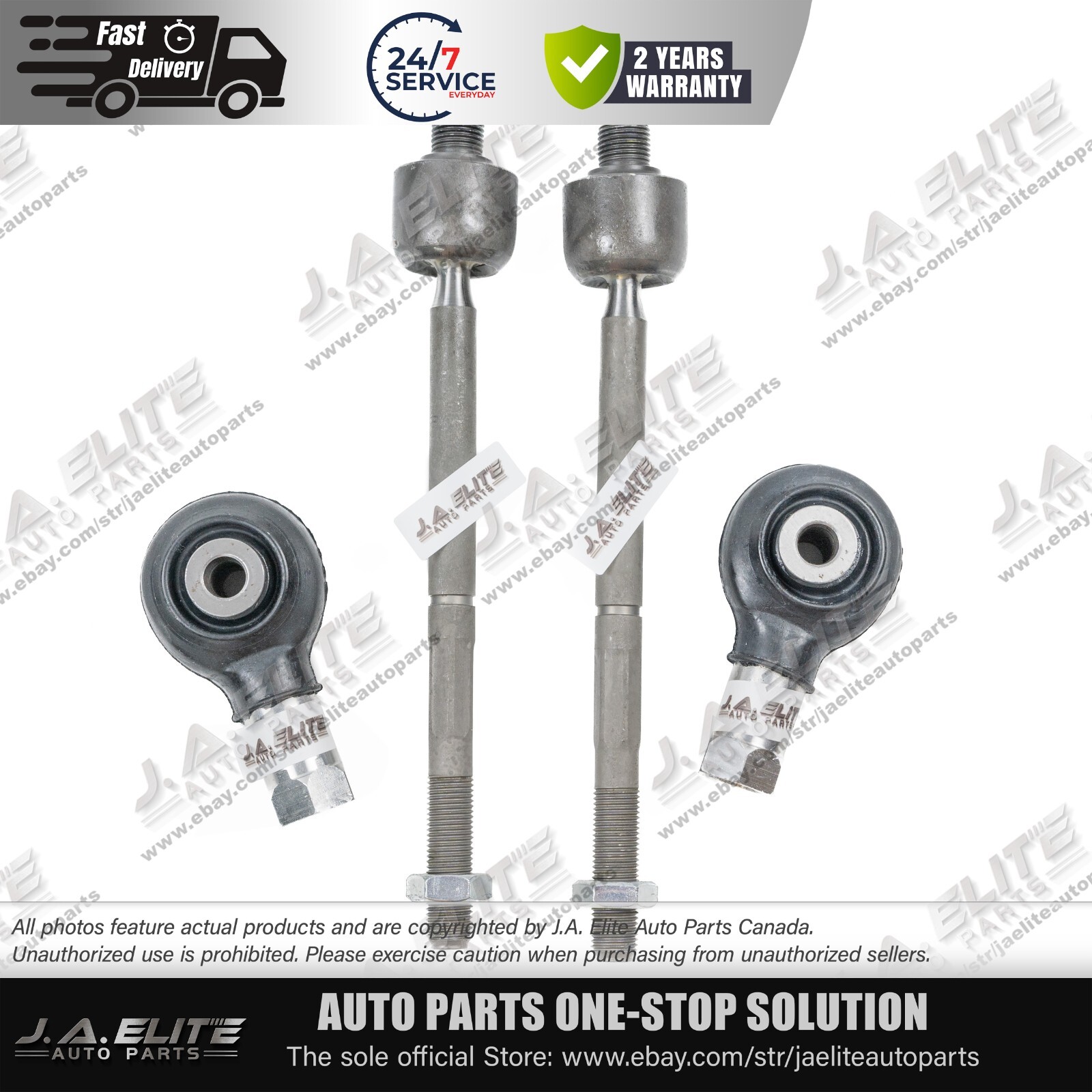 Ferrari F430 Front Inner Tie rod ends 4 pcs P/N 226820