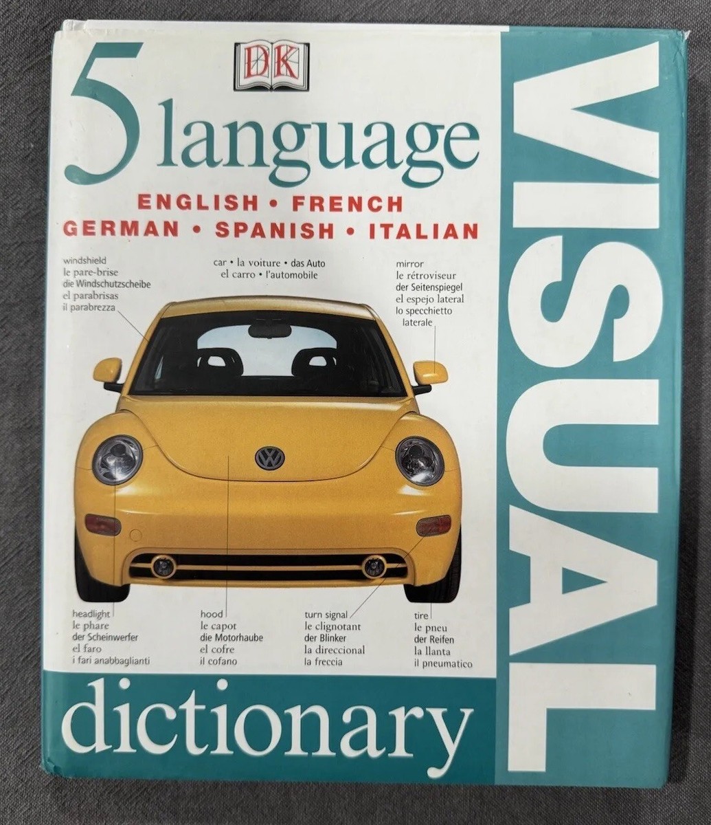 5 Language Visual Dictionary | eBay