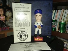 Nolan Ryan Texas Rangers SAM's Bobble Head Doll In Box