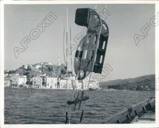 1967 Greek Island of Poros Photographed from Yacht Captain Nemo Press Photo