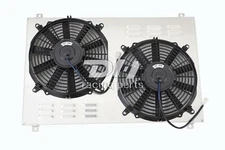 For Radiator 82-92 Chevy Camaro Pontiac Firebird Trans Am Aluminum Shroud W/Fans